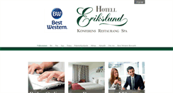 Desktop Screenshot of hotellerikslund.se